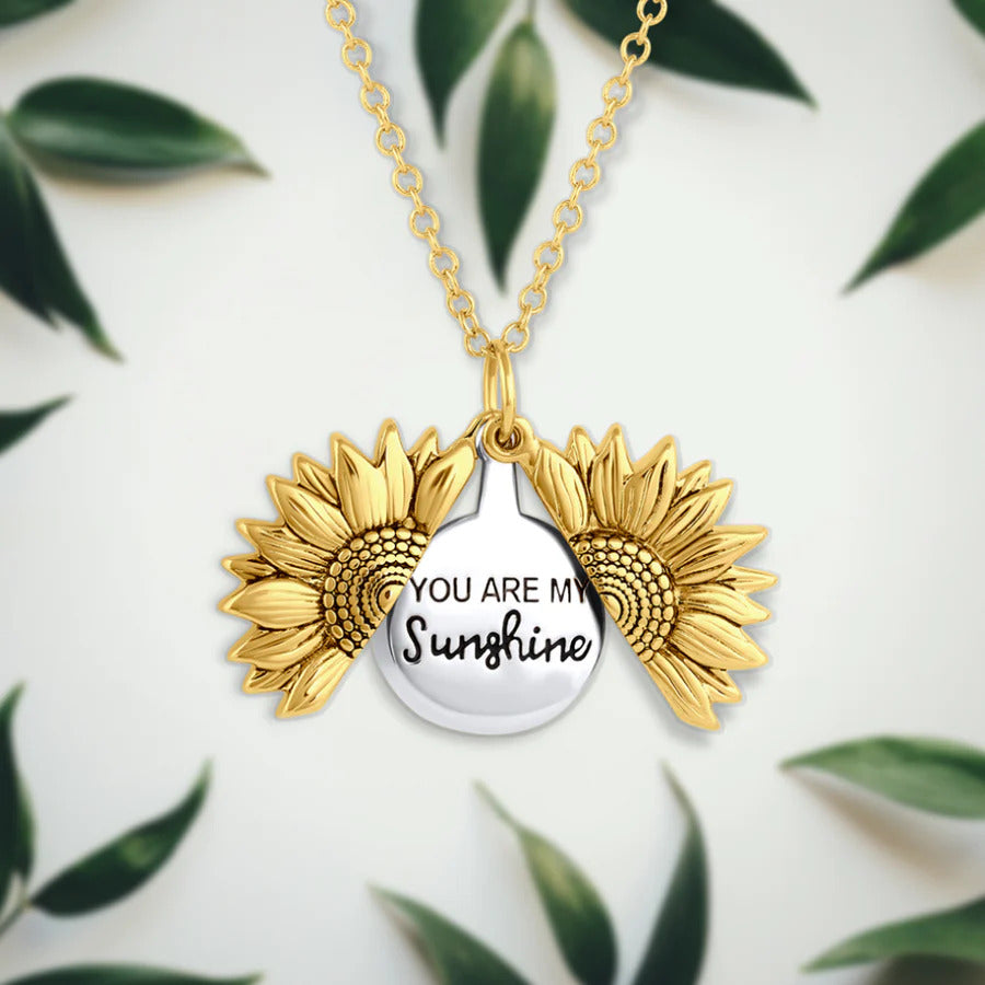 My sunshine sunflower deals necklace