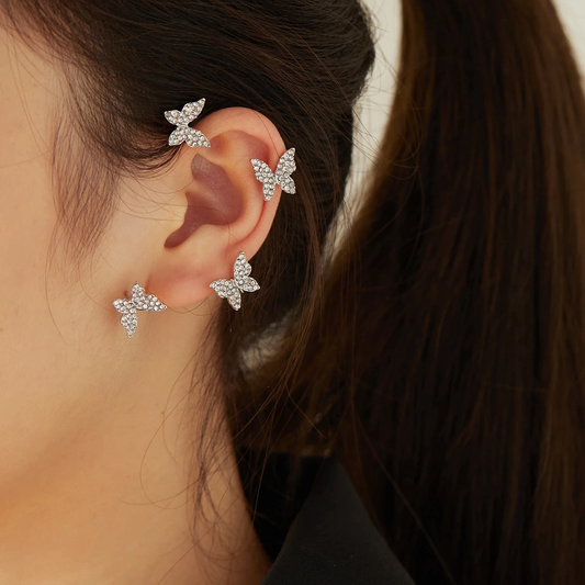 Butterfly Ear cuff ( Buy 1 Get 1 Free )